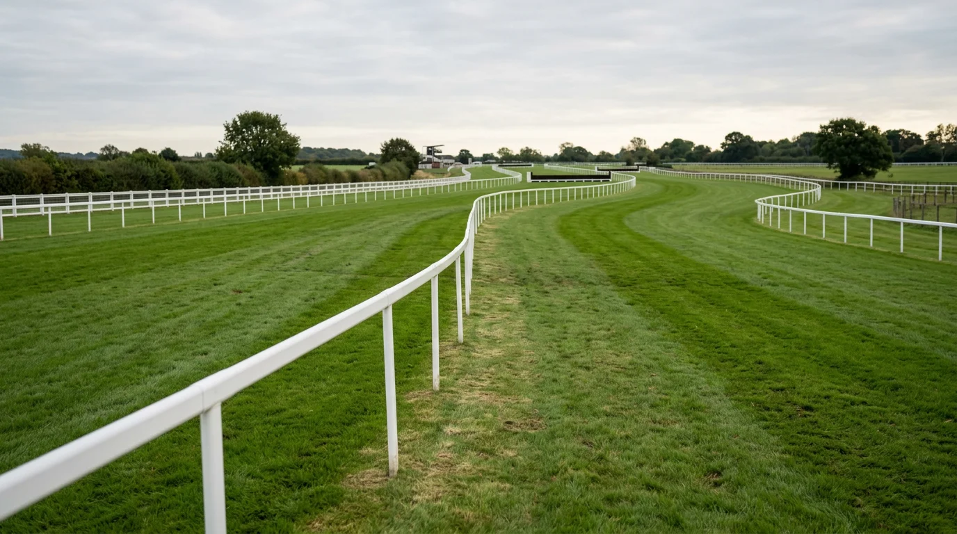Windsor Racecourse figure-of-eight course layout with crossing point and right-handed bends